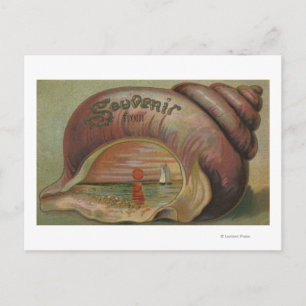 Carte Postale Souvenir De #4 - N'Importe Quelle Ville, État