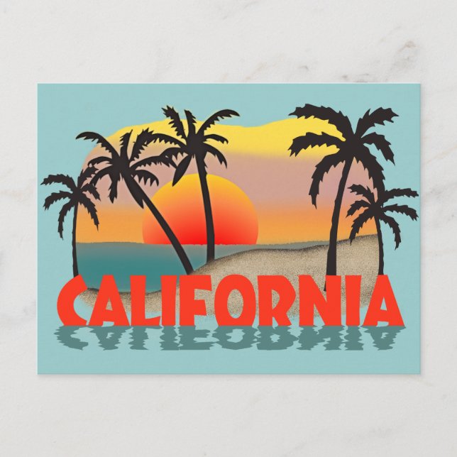 Carte Postale Souvenir de la Californie (Devant)