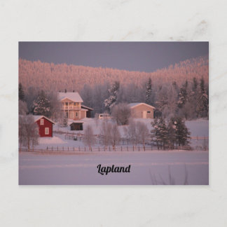 Carte Postale Souvenir de Laponie