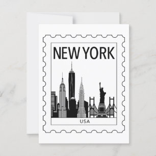 Carte Postale souvenir de New York