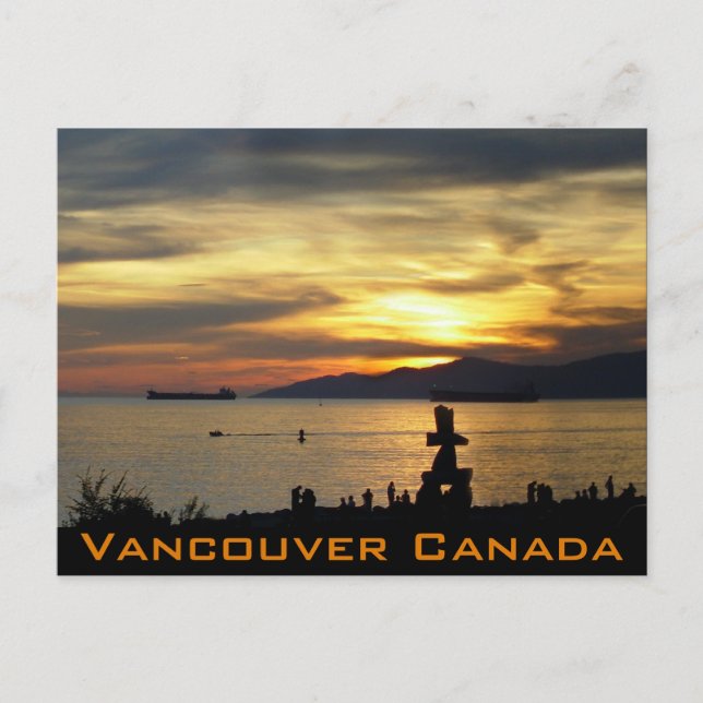 Carte postale Souvenir de Vancouver Inukshuk Landm (Devant)