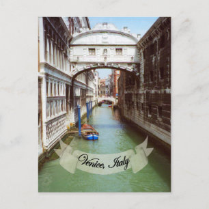 Carte Postale Souvenir de Venise Italie Pont des Soupirs