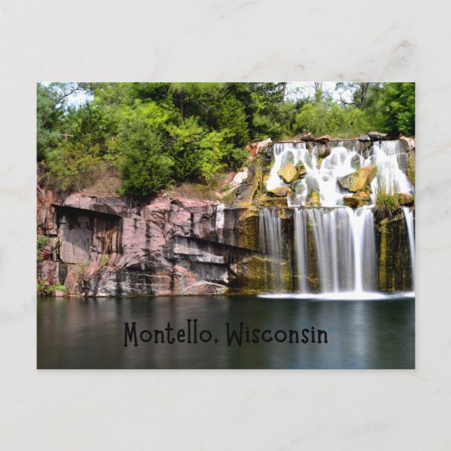 Carte Postale Souvenir Montello Wisconsin (Devant)