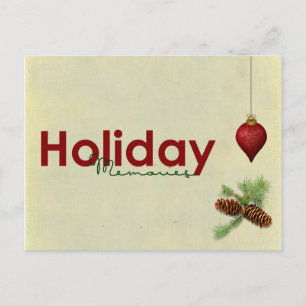 carte postale souvenirs de vacances