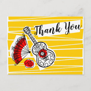 Carte Postale Souvenirs espagnols Merci paysage