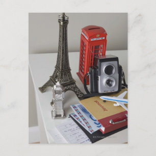 Carte Postale Souvenirs et caméra