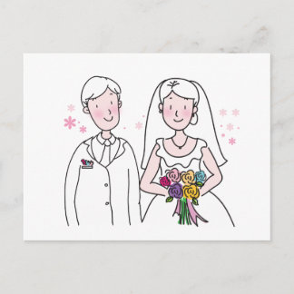 Carte Postale Souvenirs mariages, cadeaux, cadeaux pour les invi