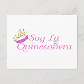 Carte Postale Soy La Quinceanera