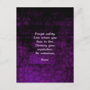 Carte Postale Soyez Citation Inspirationnelle De Rumi Célèbre
