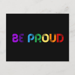 Carte Postale Soyez fier du Gay pride LGBT