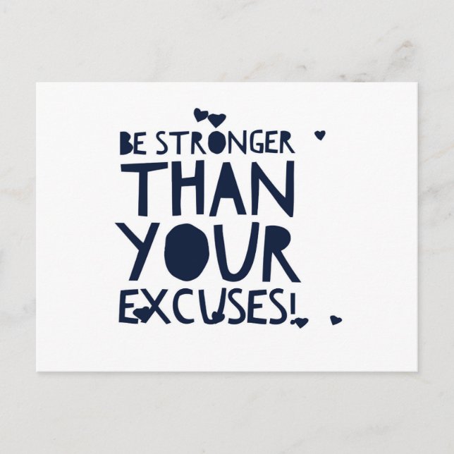 Carte Postale Soyez fort (Devant)