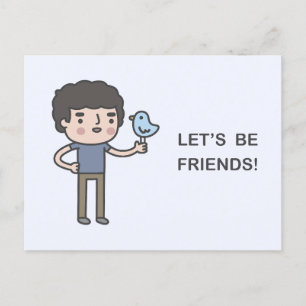 Carte Postale Soyons amis !