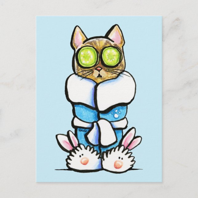 Carte Postale Spa Kitty Cat (Devant)