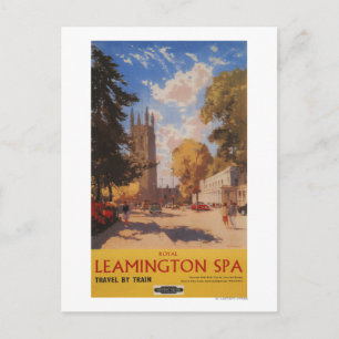 Carte Postale Spa royal, Street View British Railways Poster
