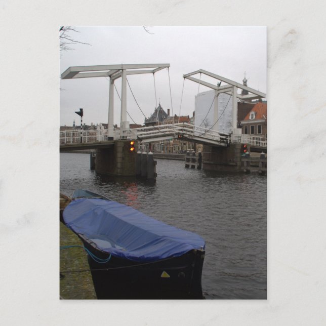 Carte Postale Spaarne, Haarlem (Devant)