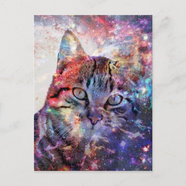 Carte Postale SpaceCat (Devant)