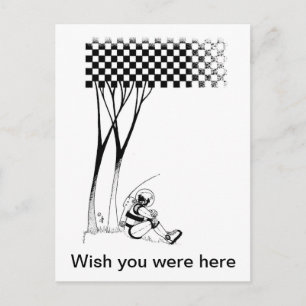 Carte Postale Spaceman contemplatif