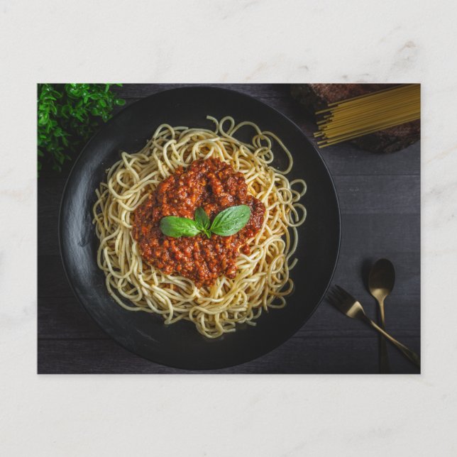 Carte Postale Spaghetti (Devant)