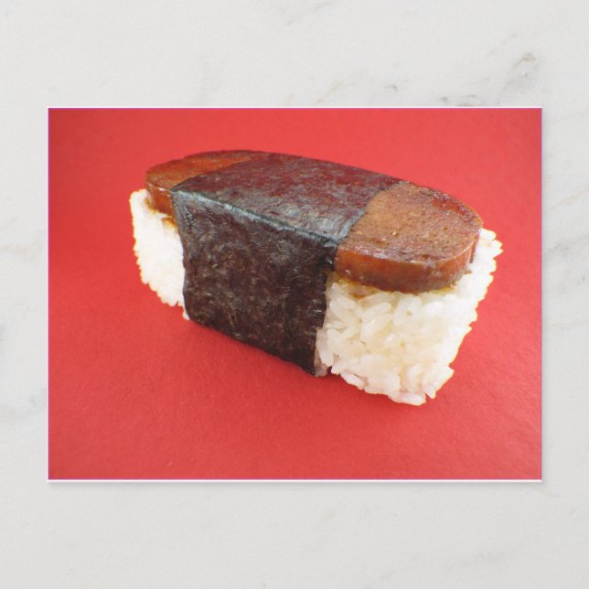 Carte Postale Spam Musubi (Devant)