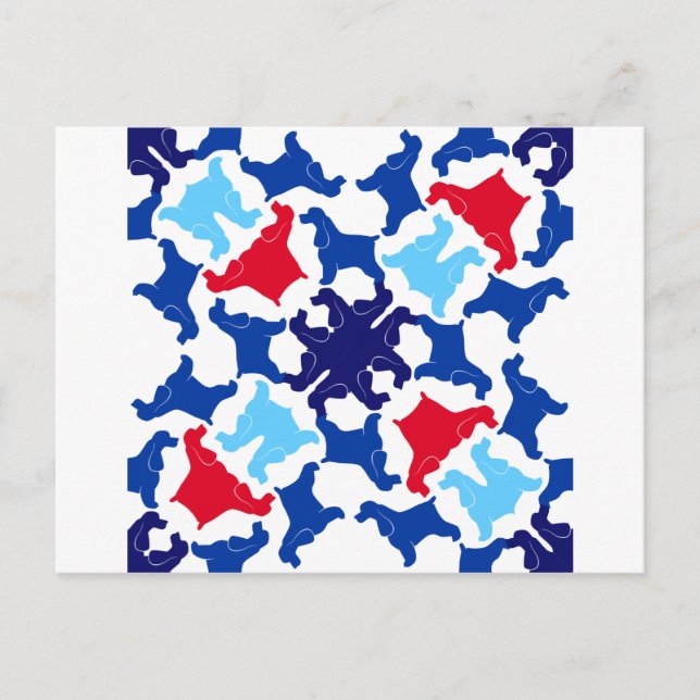 Carte Postale Spaniels Cocker Anglais (Devant)