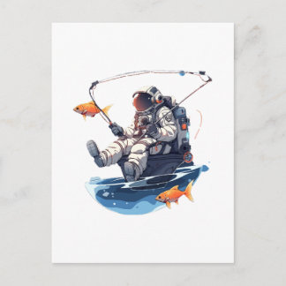 Carte Postale spationaute
