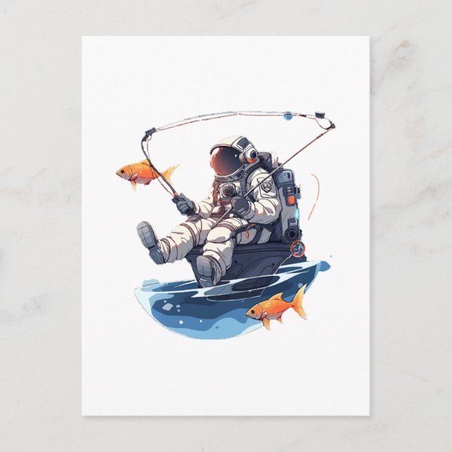Carte Postale spationaute (Devant)