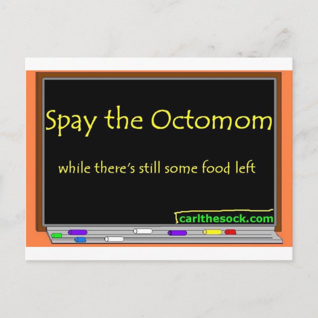 Carte Postale Spay le octomom (Devant)