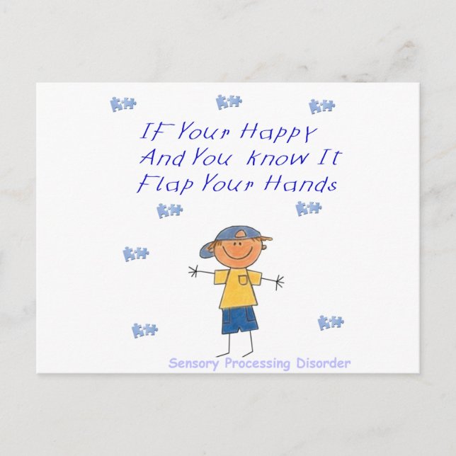 Carte Postale SPD Frappe tes mains (Devant)