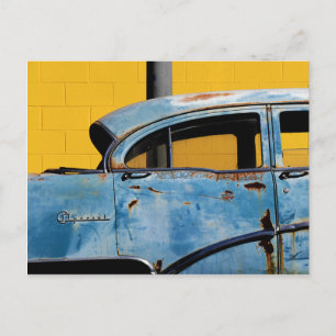 Carte Postale "Spécial" - Voiture américaine rouille