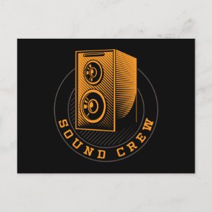 Carte Postale SPÉCIALISATEUR D'ÉQUIPAGE DU SON Audio Specialist