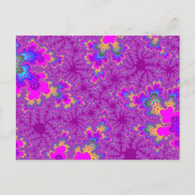 Carte Postale Speckle arc-en-ciel rose (Devant)