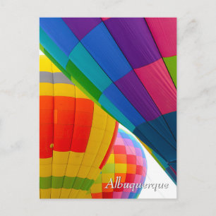 Carte Postale Spectacle de ballon à air chaud près