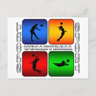 Carte Postale Spectacular Volleyball