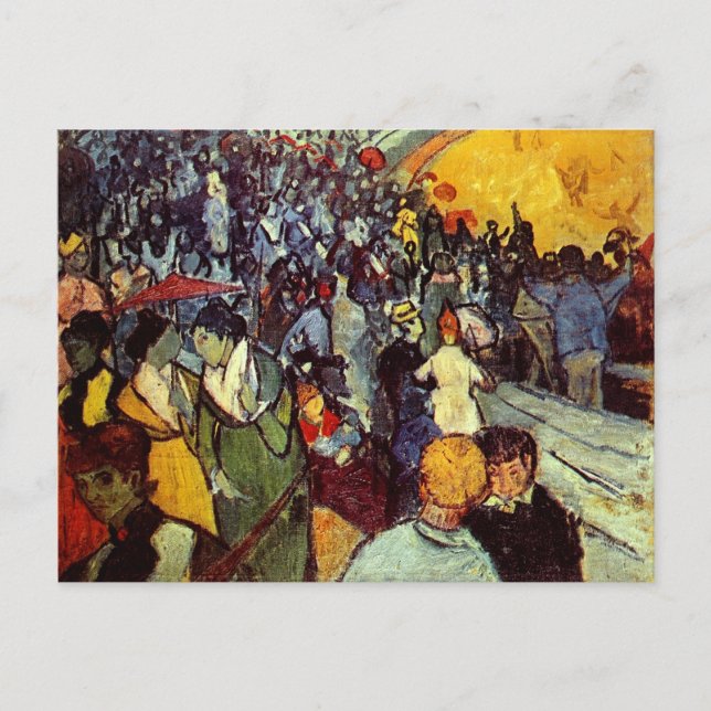 Carte Postale Spectateurs en Arles Van Gogh Art (Devant)