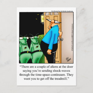 Carte postale "Spectickles" Humour Alien amusant