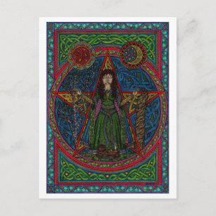 Carte Postale spellcraft pentagram 001