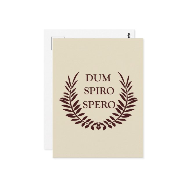 Carte Postale sperme spiro (Devant/Arrière en situation)