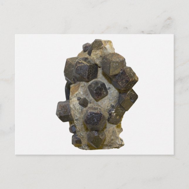 Carte Postale Spessartite dans la matrice (Devant)