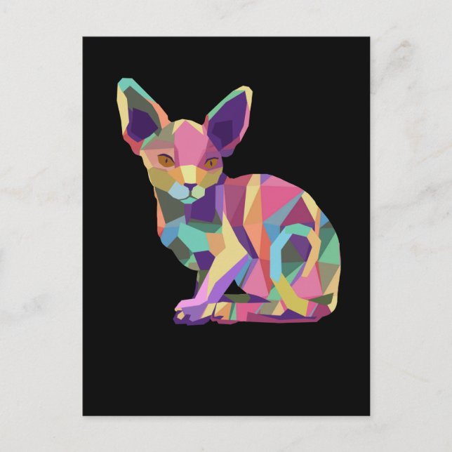 Carte Postale Sphynx Cat Toxits For Women And Men Sphynx Cat (Devant)
