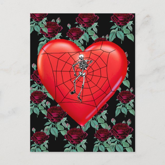 Carte Postale Spider Heart (Devant)