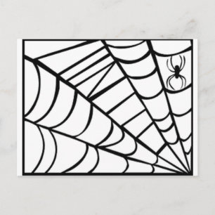 Carte Postale Spider Web