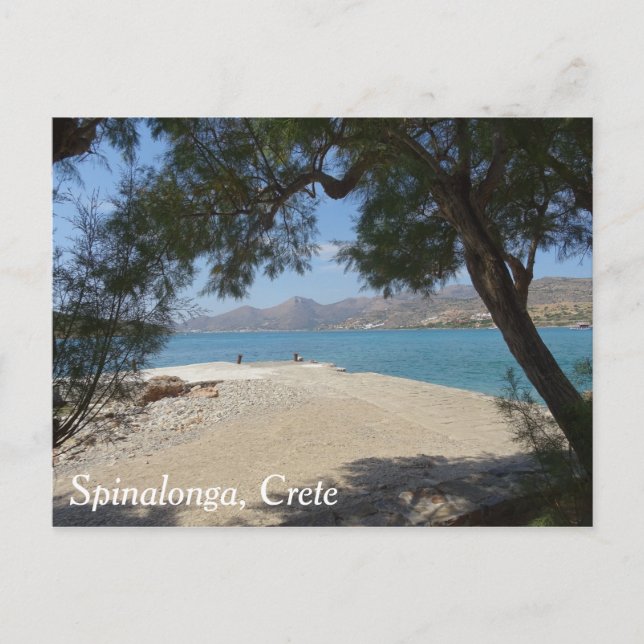 Carte Postale Spinalonga, Crète (Devant)