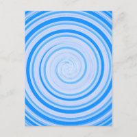 spirale blanche et bleue