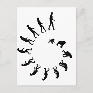 Carte Postale Spirale de l'évolution