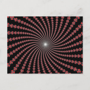 Carte Postale Spirale des trains : Art vectoriel :