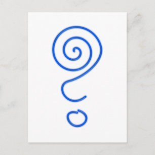 Carte Postale Spirale Fragezeichen Spiralfragezeichen