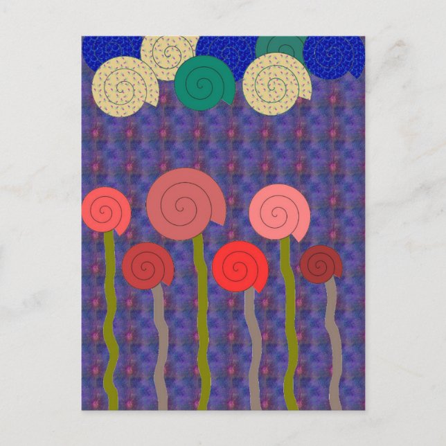 Carte Postale spirales (Devant)