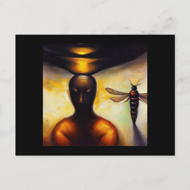 Carte Postale Spirit Animal Bee 3 (Devant)