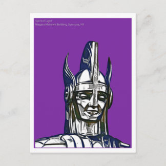 Carte Postale Spirit of Light, Niagara Mohawk Building, Syracuse