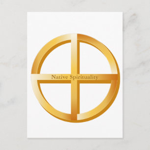 Carte Postale Spiritualité native 5,6 po x 4,25 po